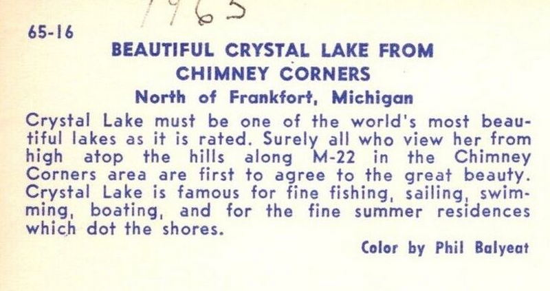 Chimney Corners Resort - Vintage Postcard